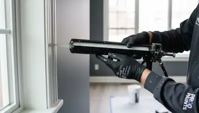 Professional caulking and sealing on Saint Charles MO home exterior by expert house painters