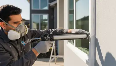 Professional caulking and sealing by house painters in Saint Charles, MO for weatherproof homes