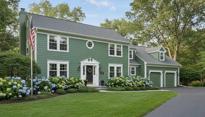 Finished exterior house painting in Saint Charles, MO with smooth, durable, weather-resistant finish
