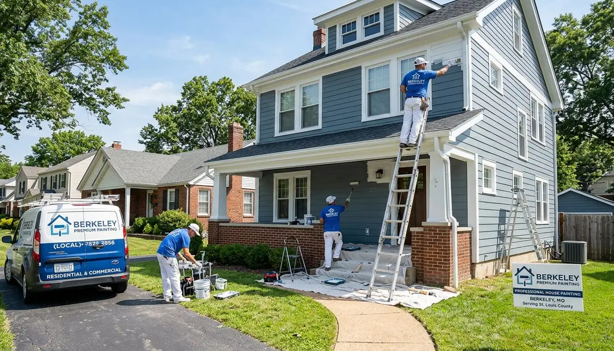 Professional house painters in Saint Charles MO providing expert exterior home painting services
