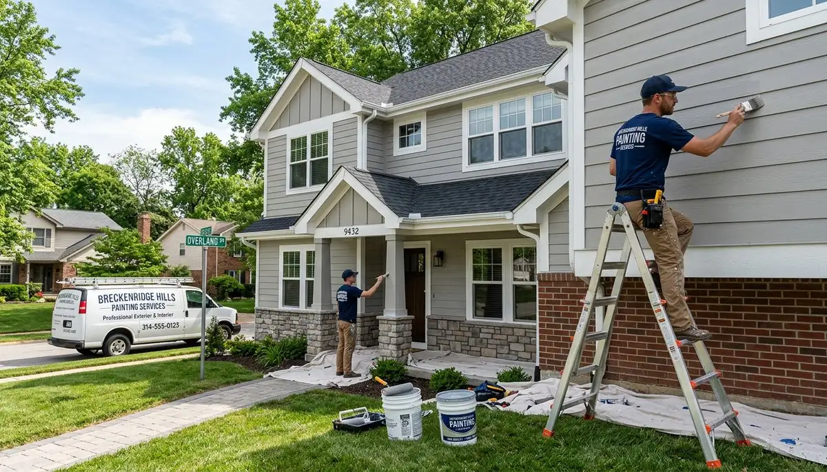 Professional house painters in Saint Charles MO providing expert exterior home painting services