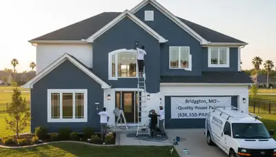 Professional house painters in Saint Charles MO providing expert exterior painting services