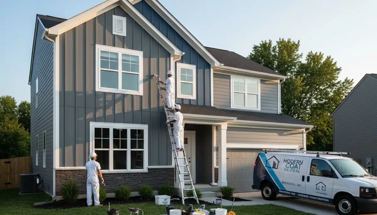 Professional house painters in Saint Charles MO providing expert residential exterior painting services