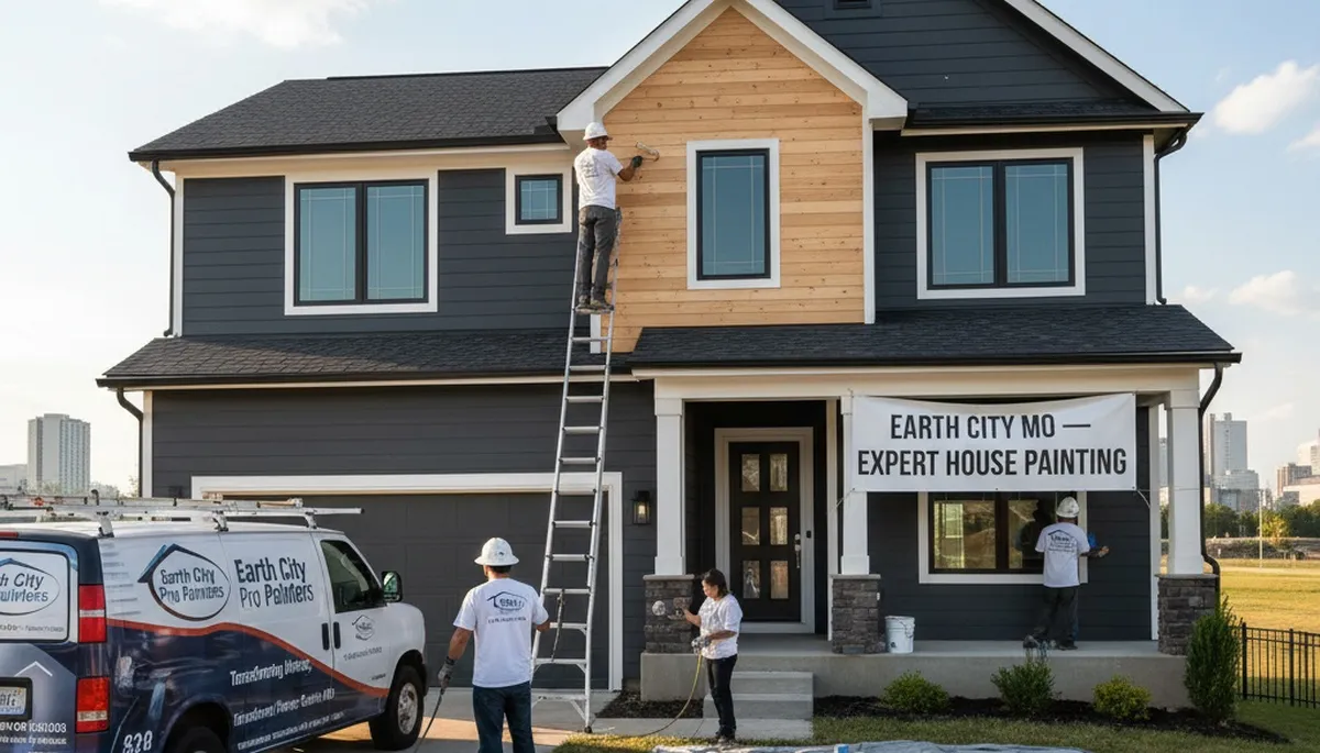 Professional house painters in Saint Charles MO providing expert exterior and interior painting services
