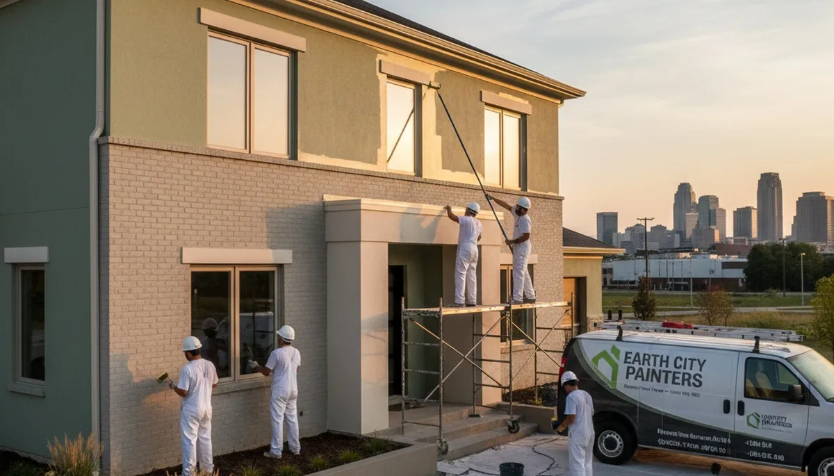 Professional house painters in Saint Charles MO providing expert exterior and interior painting services