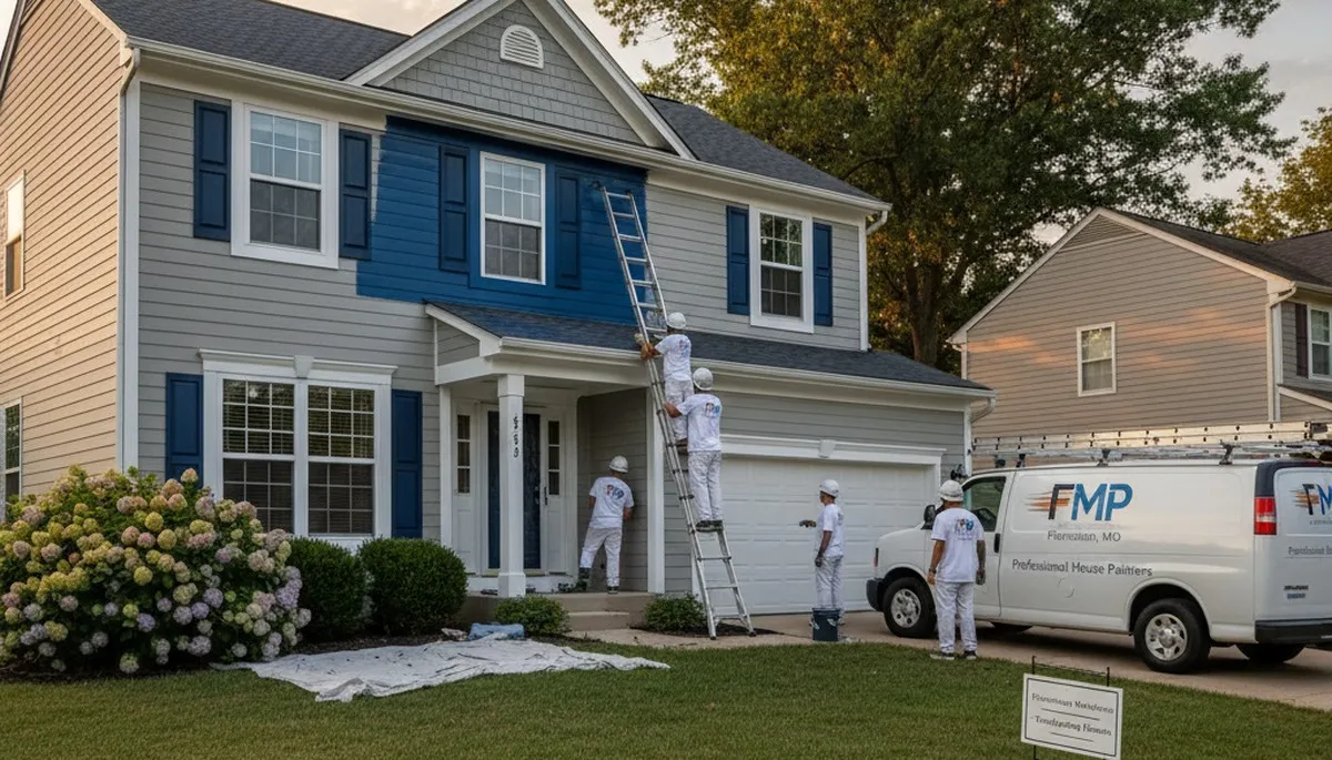 Professional house painters in Saint Charles, MO providing interior and exterior painting services