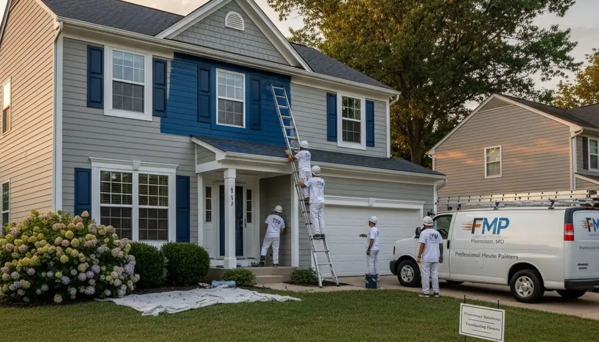 Professional house painters in Saint Charles, MO providing interior and exterior painting services