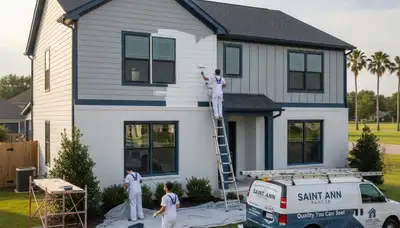 Professional house painters in Saint Charles MO providing expert residential exterior painting services