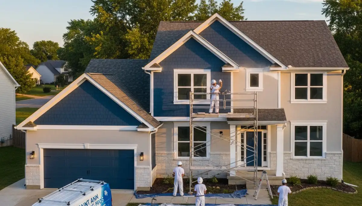 Professional house painters in Saint Charles MO providing expert exterior and interior painting services
