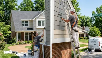 Professional house painters in Saint Charles MO providing expert residential exterior painting services